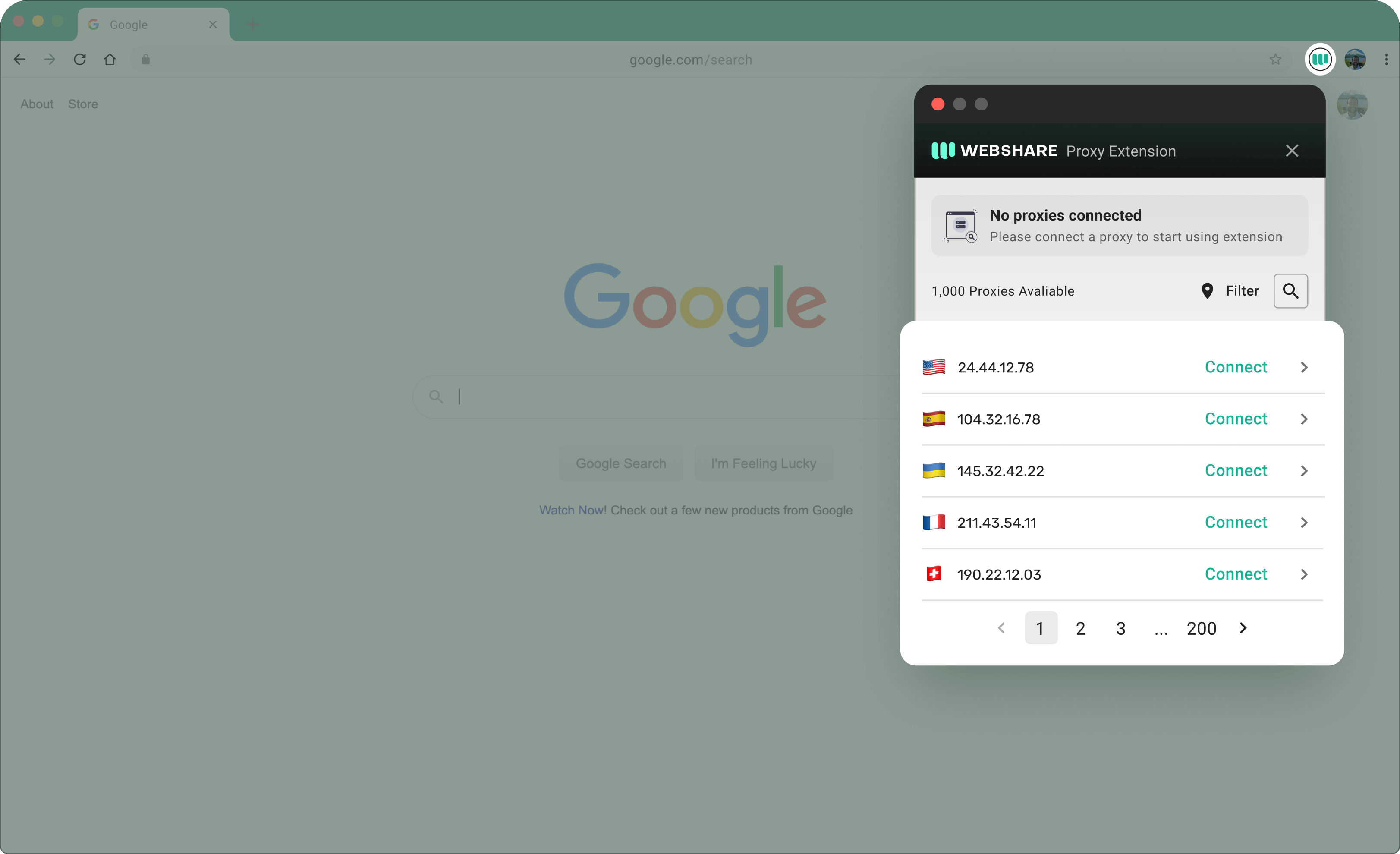 Free chrome proxy extension